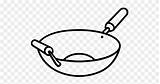 Wok Clipart Line Cliparts Clipground Library sketch template