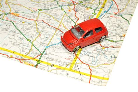 toy car   road map stock photo image  vacation