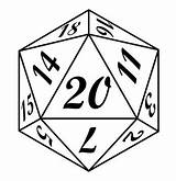 D20 Stock Transferred sketch template