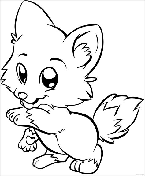 baby dog coloring page  printable coloring pages
