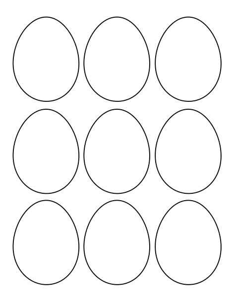 egg shape coloring pages