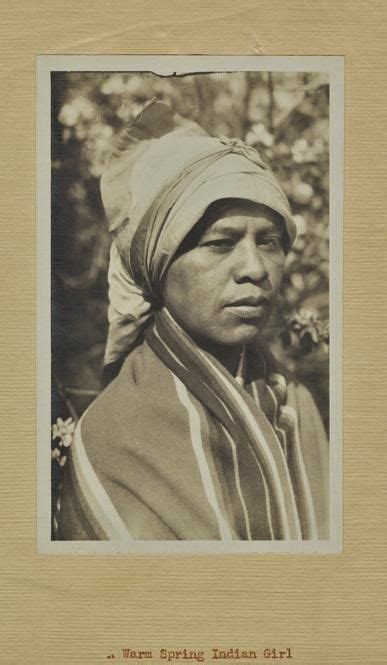 Warm Springs Girl Circa 1915 Spring Girl Indigenous Peoples