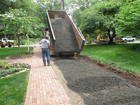 crushed stone gregs landscaping