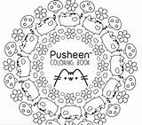 Pusheen Coloring Cat Pages Stamping Freebie Colouring Craftgossip Color Sheets Printable Mandala Gato Kids Getcolorings Choose Board sketch template