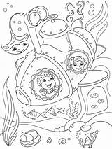 Coloring Pages Submarine Underwater Exploring Yellow Illustration Vector Cartoon Children Color Drawing Getdrawings Shutterstock Stock Printable Print Getcolorings sketch template