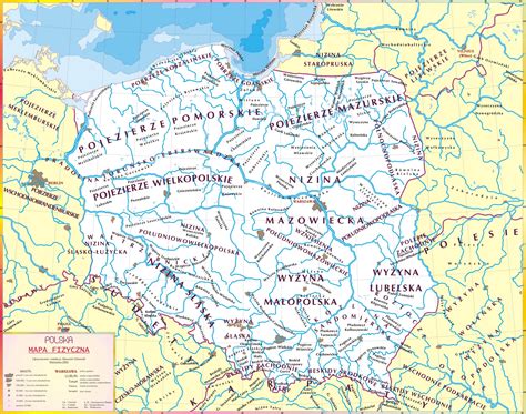 szczegolowa mapa polski