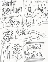 Groundhog Coloring Pages Printable Worksheets Winter Worksheet Spring Kids Ground Color Sheets Hog Preschool Doodle Colouring February Activities Print Kindergarten sketch template