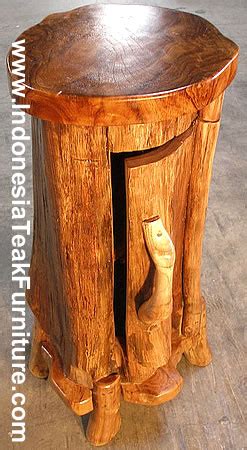 rustic wood cabinet