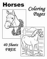 Horse Coloring Pages Horses Kids Sheets Color Printable Animal Raisingourkids Birthday Colouring Really Draw Raising Gif Read Choose Board Cowgirl sketch template