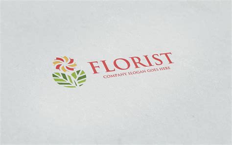 florist logo logo templates creative market