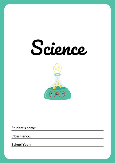 science notebook cover ideas
