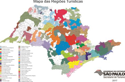 estado de são paulo tem 432 cidades no mapa turístico do mtur