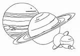 Universo Colorear Coloring Dibuixos Laminas Planetes Saturn Dibuix Nens Manualitats Nadal sketch template