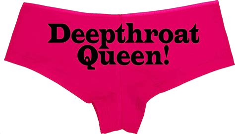 Knaughty Knickers Deepthroat Queen Deep Throat Expert Hot Pink Slutty