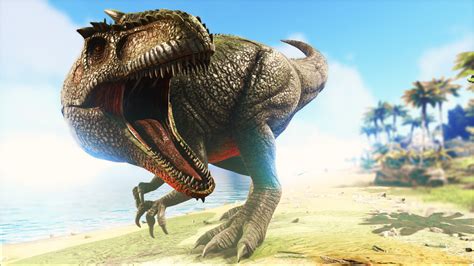 dinosaur video game ark survival evolved hd wallpaper