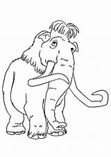Ice Age Coloring Pages Mammoth Manny Colouring Era Printable Clipart Elephant Gelo Mamoth Sheets Cute Books Last Read Library Popular sketch template