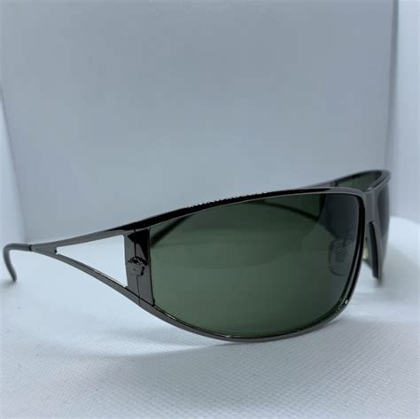 versace vintage versace mod 2040 wraparound sunglasses bono biggie