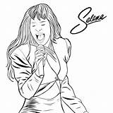 Selena Quintanilla Quintella Sketchite Template Cendejas sketch template