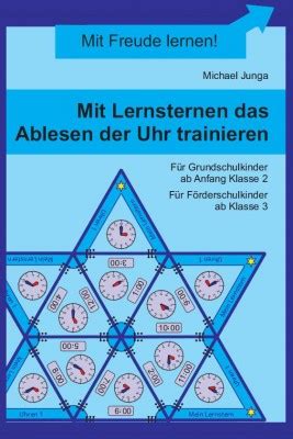 lernsterne ablesen der uhr  montessori