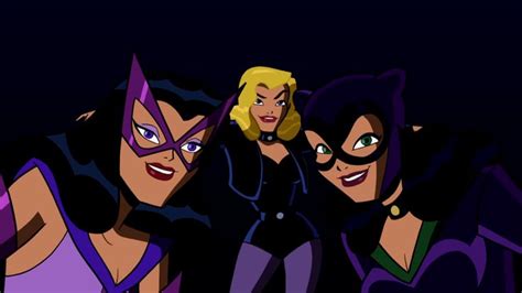 Huntress Black Canary And Catwoman In Batman Brave And The Bold Cartoon