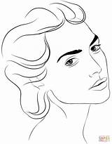 Coloring Face Woman Pages Side Pro Drawing Faces Printable Womans Getdrawings sketch template