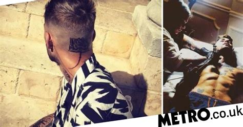 Zayn Malik Tattoo On Back Of Head Looks Like Rat Tail Metro News