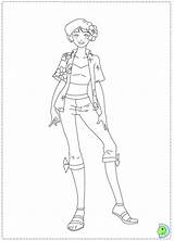 Totally Spies Dinokids Coloring Close sketch template