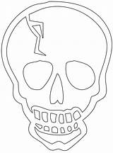 Skull Skulls Bestcoloringpagesforkids sketch template