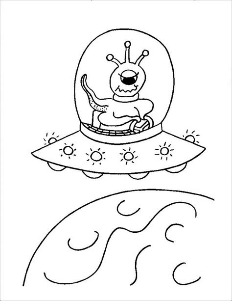 alien coloring pages coloringbay