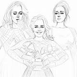 Adele sketch template