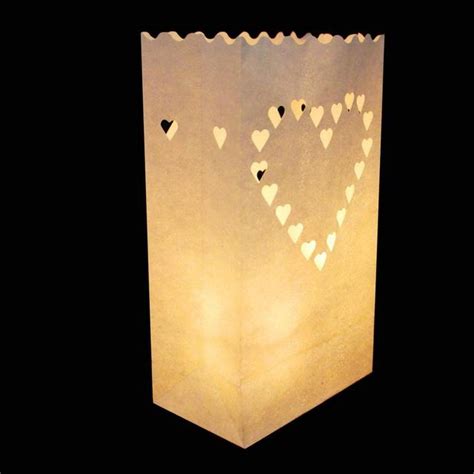 stkspartij romantische lantaarn papier kaars zak outdoor verlichting kaarsen voor bruiloft
