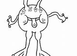 Monsters Inc Pages Boo Coloring Getcolorings Getdrawings sketch template