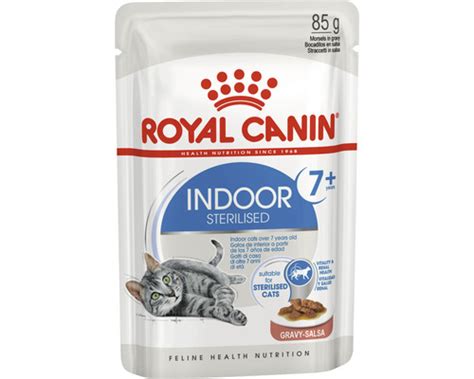 Pâtée Pour Chat Royal Canin Indoor 7 Sterilised En Sauce 85 G