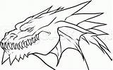 Scary Dragon Drawing Drawings Paintingvalley sketch template