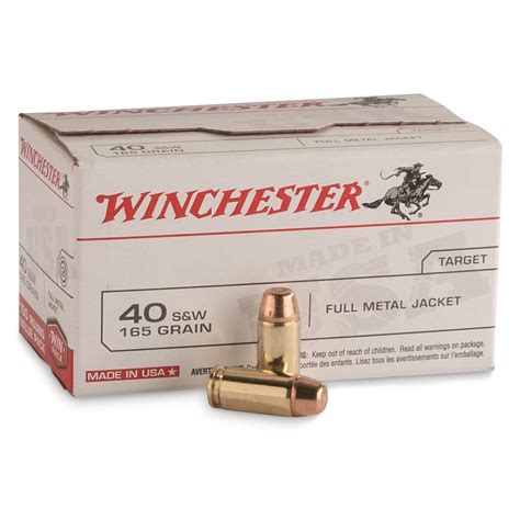 winchester  sw fmj  grain  pack  rounds   sw ammo  sportsman