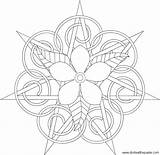 Coloring Pages Elven Star Donteatthepaste Mandala sketch template