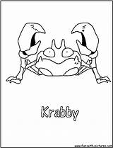 Krabby sketch template