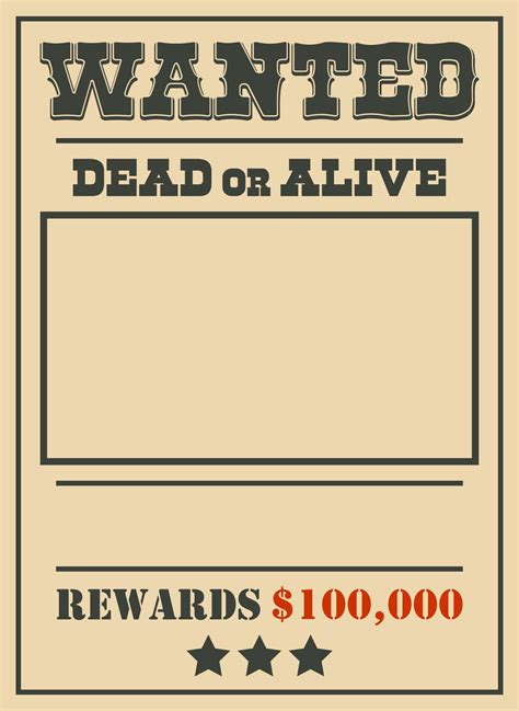 10 best old west wanted posters printable