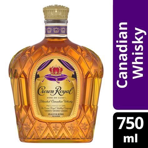 crown royal fine deluxe blended canadian whisky  ml walmartcom