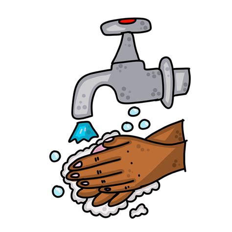 animasi cuci tangan gambar kartun cuci tangan animasi