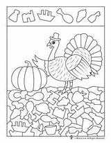 Hidden Thanksgiving Printables Printable Kids Activities Turkey Pages sketch template