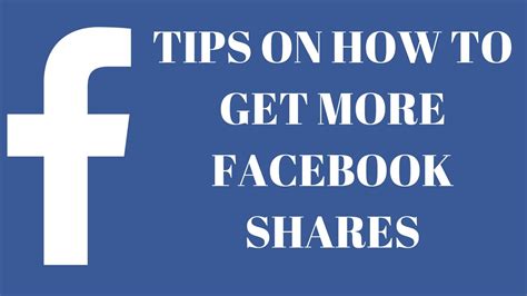 How To Get More Facebook Shares