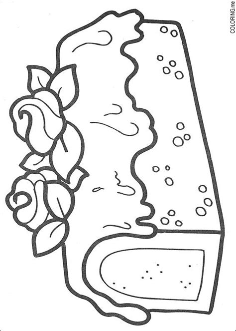 coloring page christmas cake coloringme