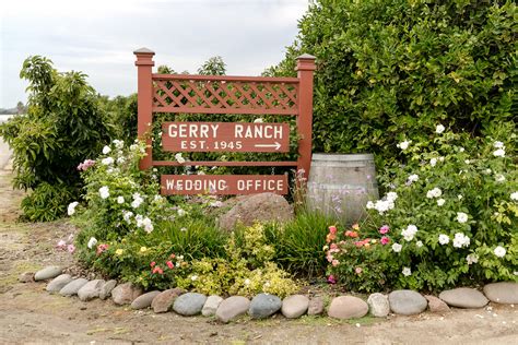 gerry ranch wedding venue entrance