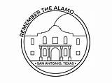 Alamo Drawing Texas Getdrawings Antonio San sketch template