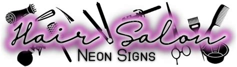 Hair Salon Neon Signs Neon Hair Signs Jantec Neon
