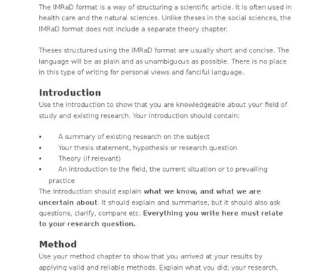 imrad introduction examples  improving  writing  research
