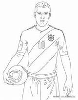 Coloring Lebron Ronaldo 59u Podolski Fußball Ausmalen Boyama Cristiano Pogba Suarez Fotbollsspelare sketch template