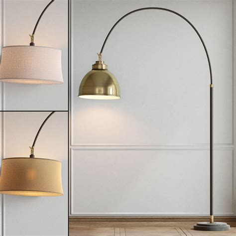 pottery barn winslow arc sectional floor lamp  model cgtrader