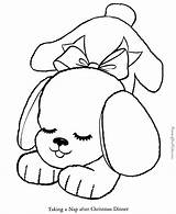 Coloring Puppy Baby Pages Popular sketch template